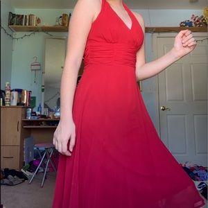 Cute red dress